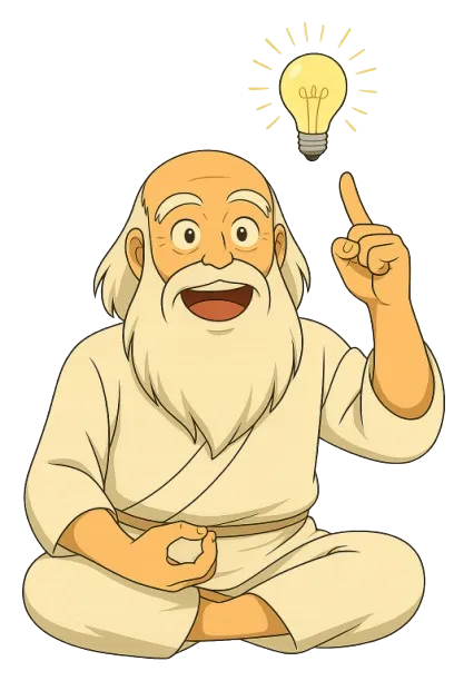 Vinci having an idea